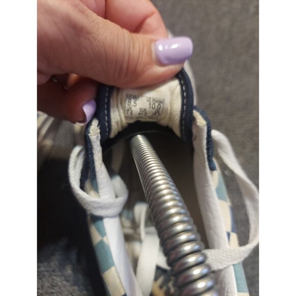 Size Mens 8.5 Womens 10.5- VANS Old Skool Blue Topaz Checkerboard Skateboarding - Picture 11 of 13